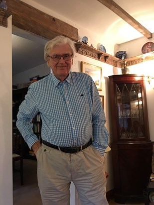 Bernard in his home in Steyning