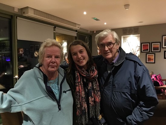 Grandpa Bernard, Grandma Patricia and Aishling