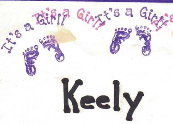 one of Keelys name cards
