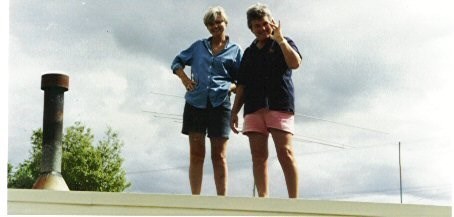 Mum and Judith in New Zealand