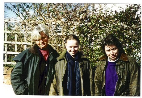 Mum, me and Rhona