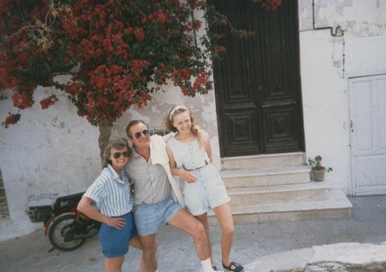 Mum, Simon and me on holiday in 1986!