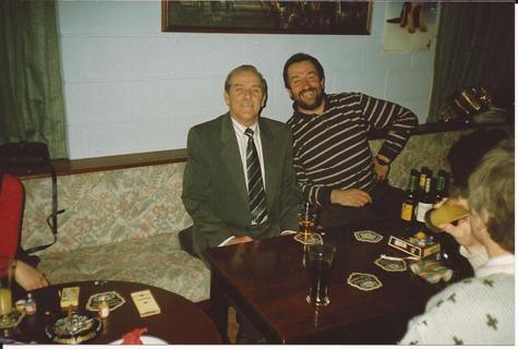 Dad at the officers club with one of his colleagues Jim Smith