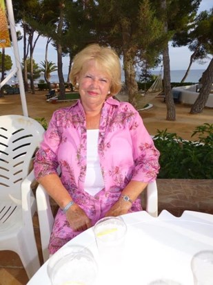 Beautiful Yvonne, in lovely Ibiza.