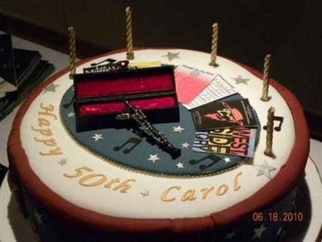 Carol's birthday cake - 18th June 2010