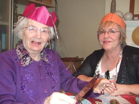 Mum and Jen, Christmas 2009