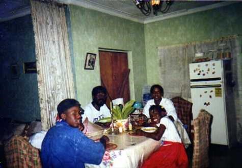  jamaica  at nana's house Dec 1992