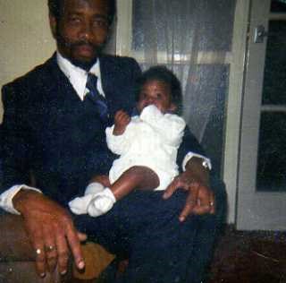 Gavin and his godfather Horace this was the day Gavin got christen he was 9months old