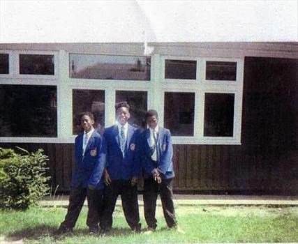 Gavin ,Marvin, Damian,  friends from nursery school & secondary school