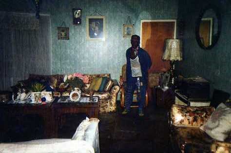 gavin at nana's  house in jamaica  Dec 1992