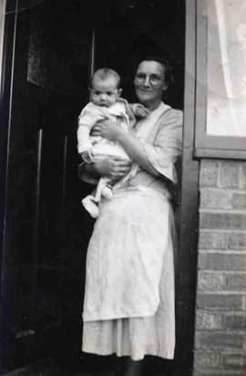 Grandma Ricketts &Michael 1940