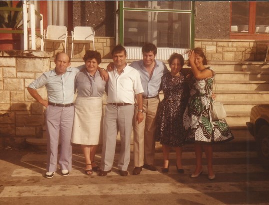 Dad with all his brothers & sisters in Navarra Spain in 1980s