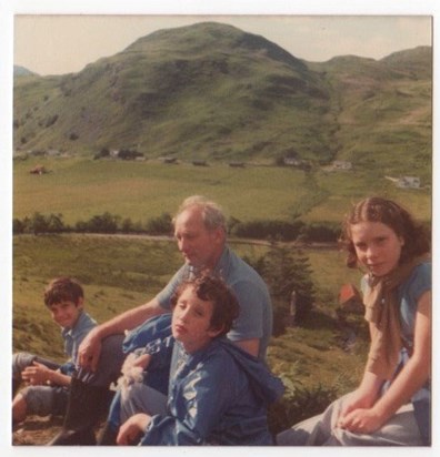 1979 - on walk up to loch above Glenelg