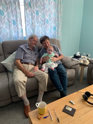 Great Grandad with Carl & Elliot