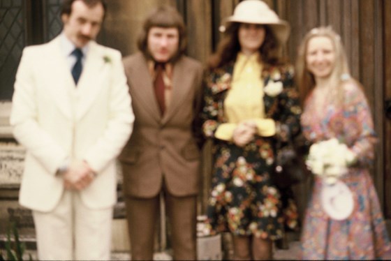 alan with his brother ronnie, his wife joyce and terry