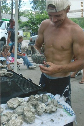 Troy loved to grill, from oysters to BBQ, great cook