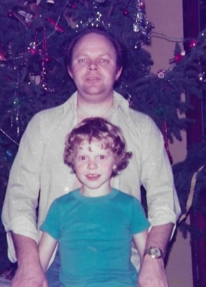 Me and dad at Christmas