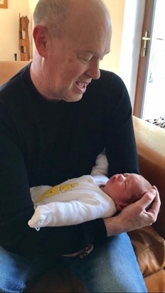 Unique memories - the 1st time holding baby Frankie