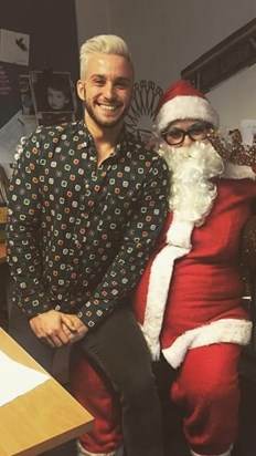 Alex finally meets Santa