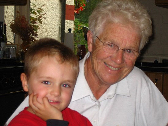 Hazel with Grandson Ben