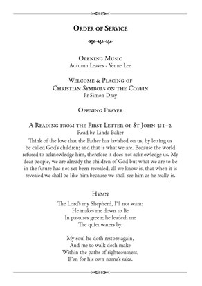 Derek Knoll Order of Service Page 3