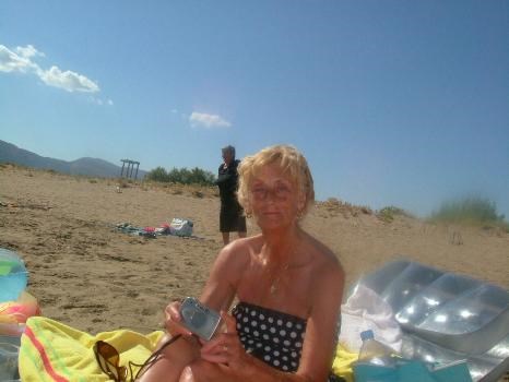 Mum in Greece 2006
