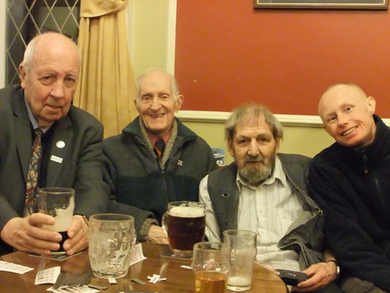 At the New Headingley Club; Hector, Fred, Norman and Tim (2015)