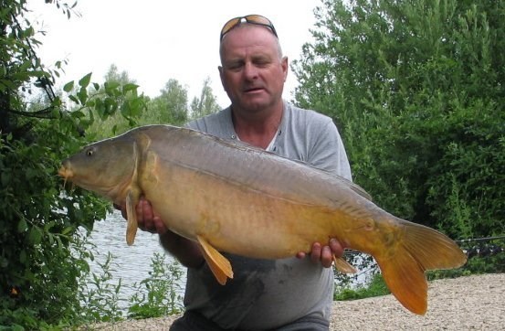 A lovely French Mirror Carp - well done Nigel!