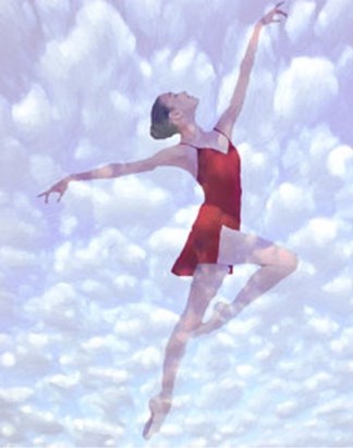 You can dance in the clouds if you danced from your heart