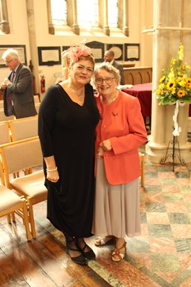 Glenys with Jenny Cantello