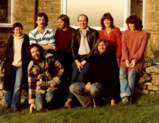 a group of us from leek at sams mum's in Hartington. .fond memories..