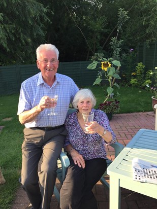 Fun times, in the Garden with Di Beaumont in Suffolk.
