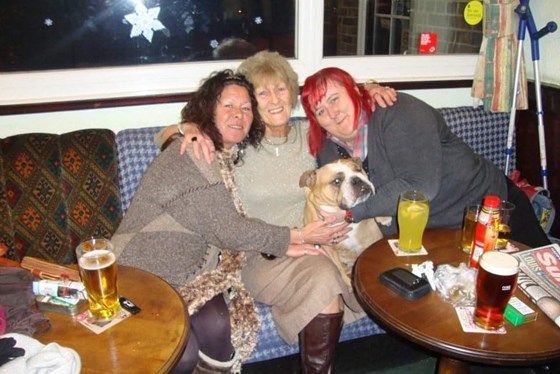 Charlee bella's first Christmas, we'd adopted her on 14/12/2012, as you can see my Siter Jo, my Mum, & Me loved that little angel already FB IMG 1673704781096