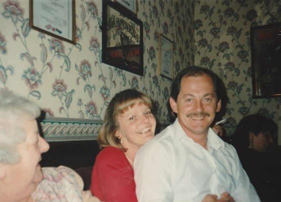 Always smiling, my cheeky chappie. My Mum watching over us, Miss that smile so much David.