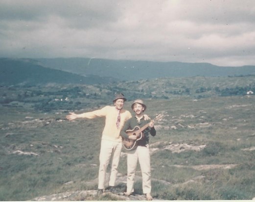 On holidayin Ireland about 1969