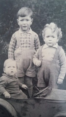 Dad (right), John (top) and Kay (bottom)