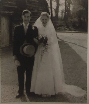 Colin and Thelma at Conservative Club Didcot, April 2nd 1956