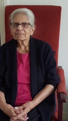 Mum in 2018 at home