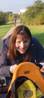 Enjoying a giggle recently at Willen Lake