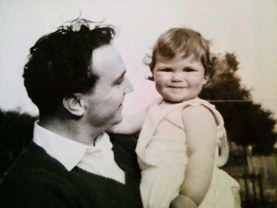 I love this of dad and I x