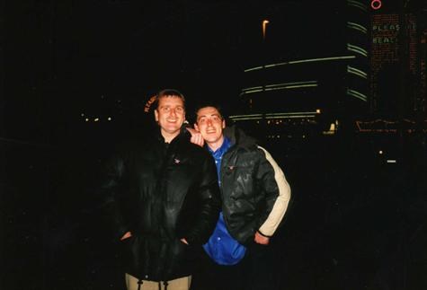 David and his brother in law ritchie at Blackpool xx