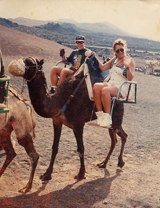 DD on a Camel with Gary Lanzarote 1999