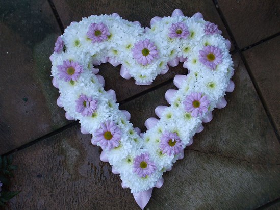 HEART Shape Flowers (from Jolena and Darryl