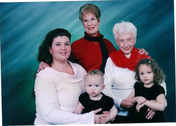 4 Generation Mother-Daughters