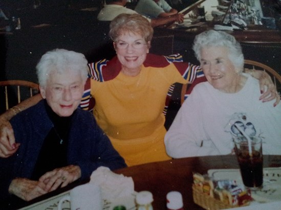 Karen with her mother Doris and step mom Ellie