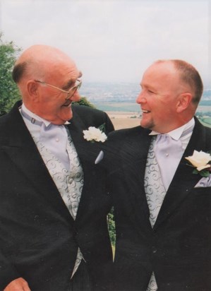 Dad & Me wedding