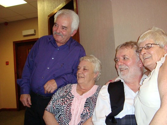 Johnny with his brother and sisters 2011