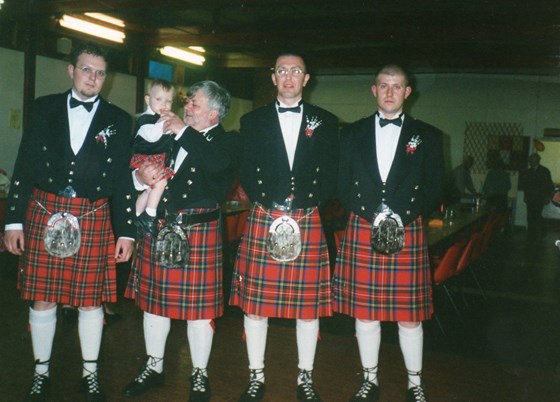 John and Fiona's wedding 1997