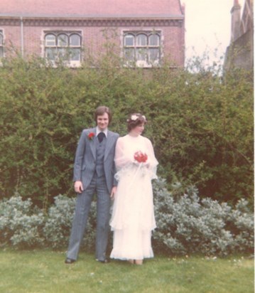 Mark and Marion's wedding 1978