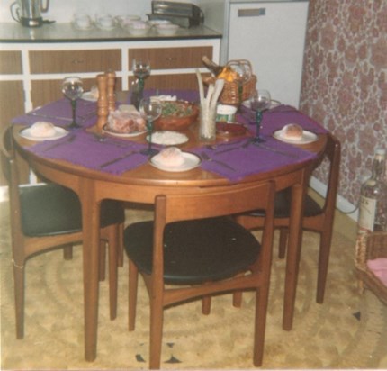 Kitchen at Uplands Road late 1960's
